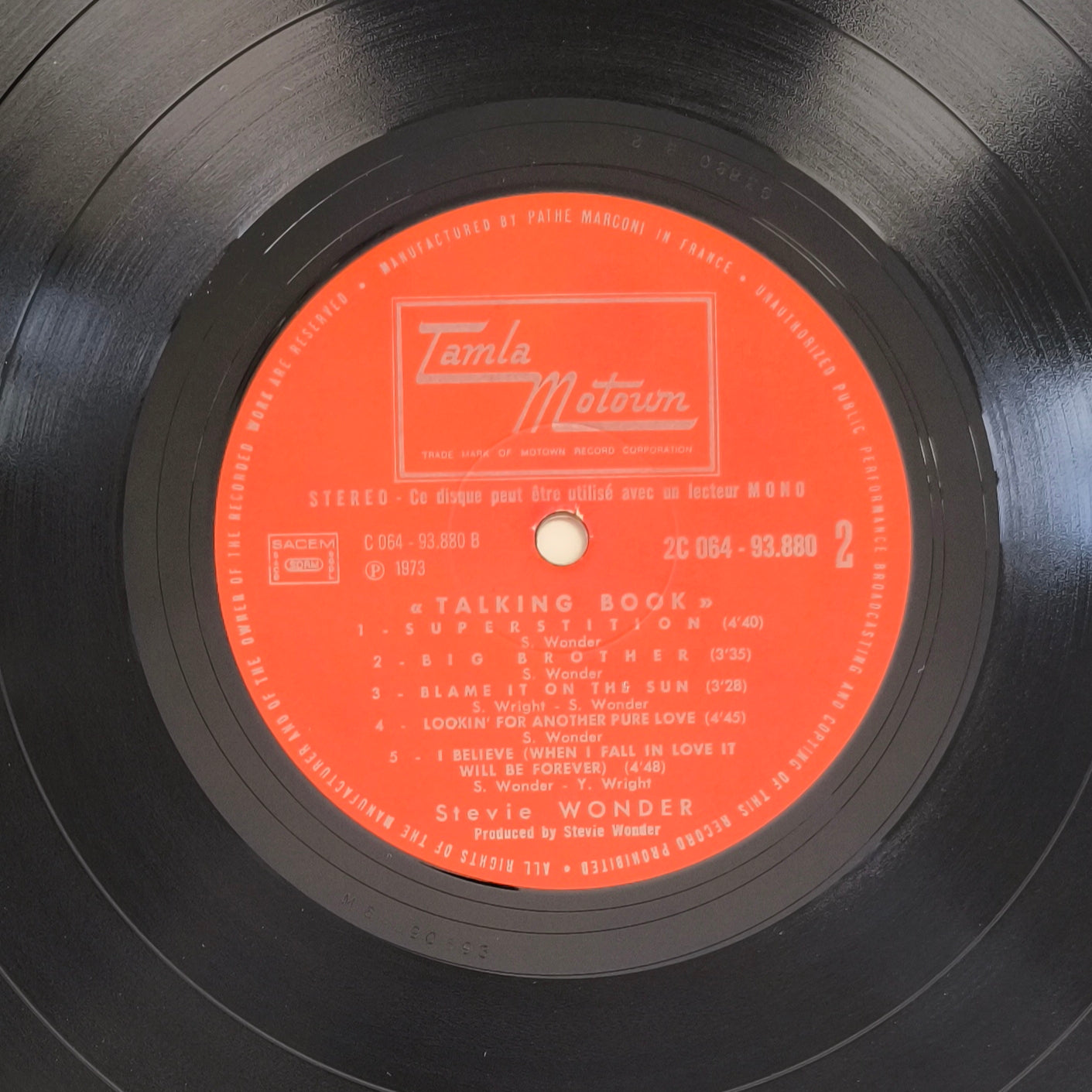 STEVIE WONDER - Talking Book