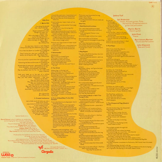 JETHRO TULL - Too Old To Rock 'N' Roll: Too Young To Die!