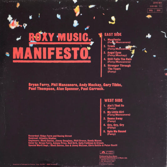 ROXY MUSIC - Manifesto