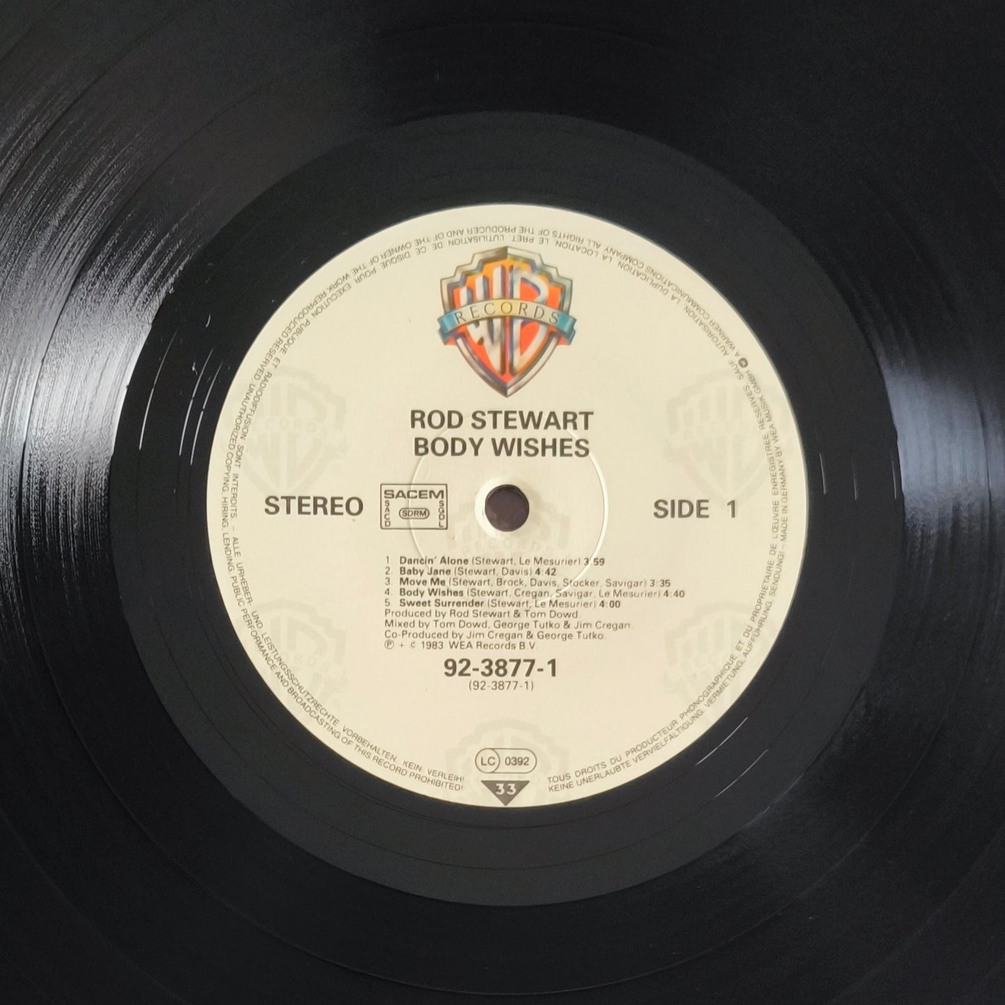 ROD STEWART - Body Wishes