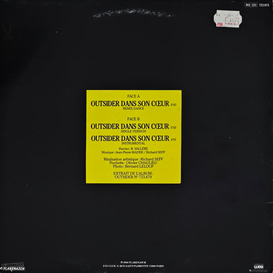 JEAN PIERRE MADER - Outsider Dans Son Cœur