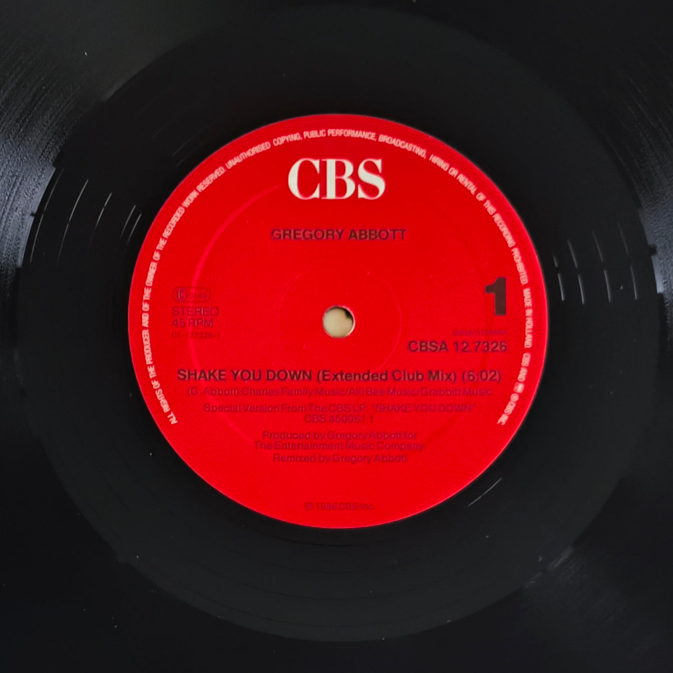 GREGORY ABBOTT - Shake You Down (Extended Club Mix)