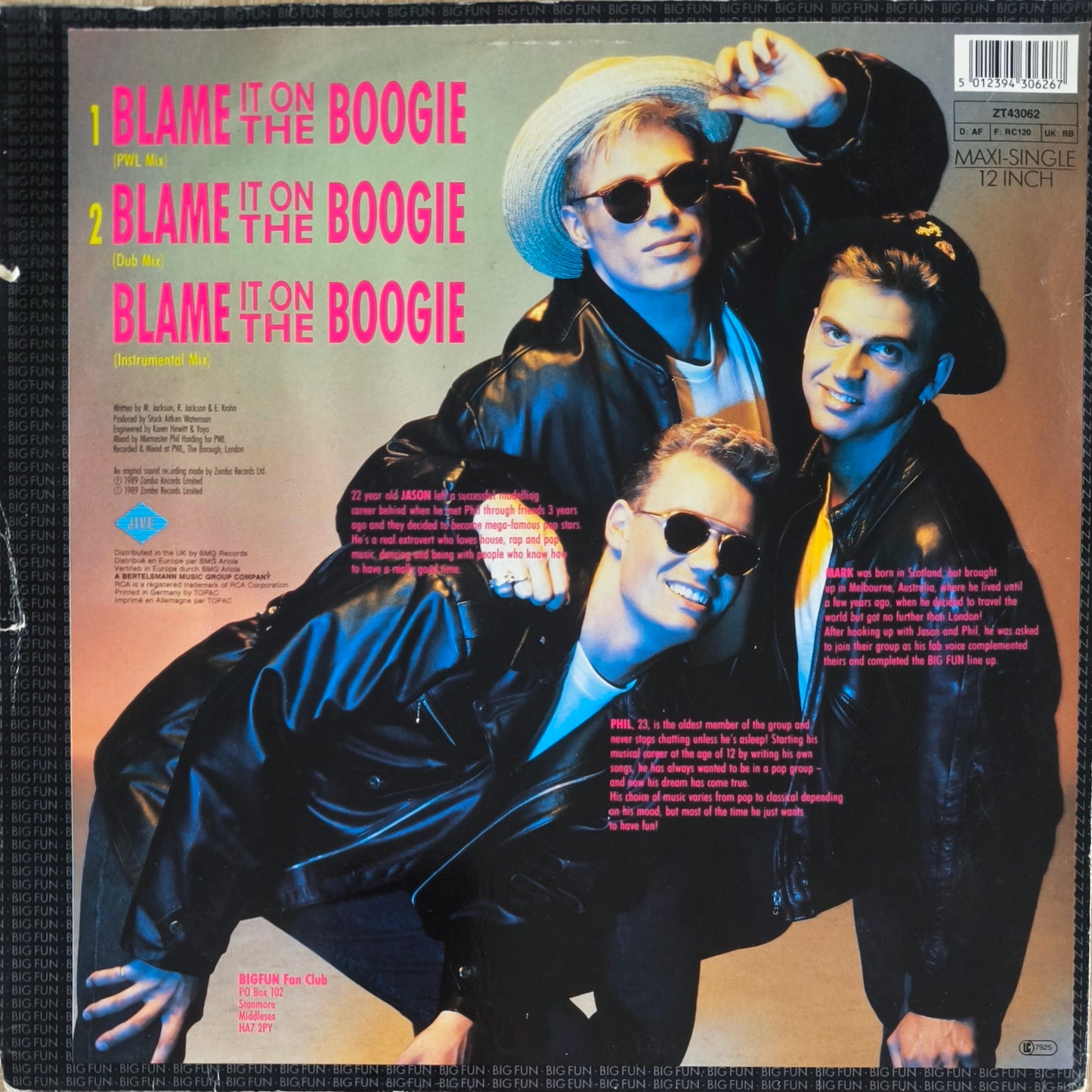 BIG FUN - Blame It On The Boogie