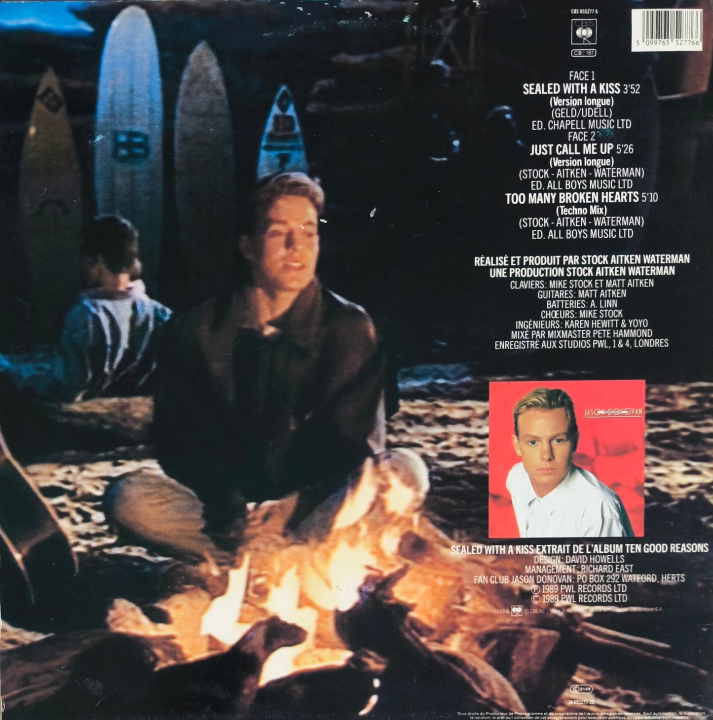 JASON DONOVAN - Sealed With A Kiss