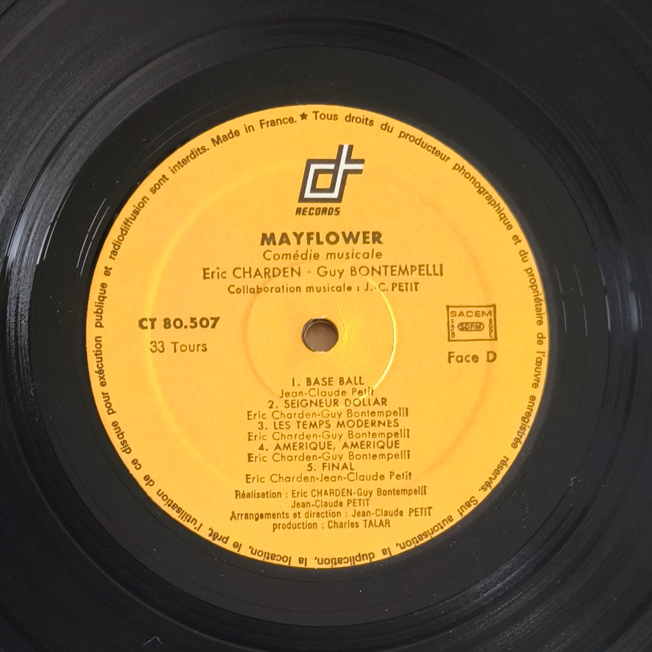 ERIC CHARDEN, GUY BONTEMPELLI - Mayflower