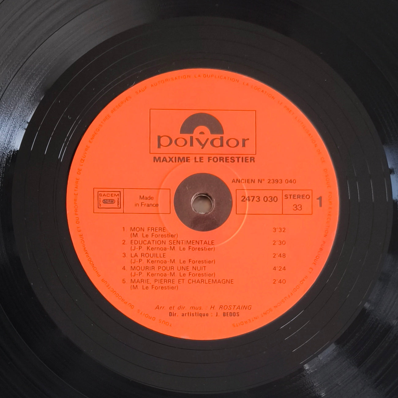 MAXIME LE FORESTIER - Maxime Le Forestier (1972)