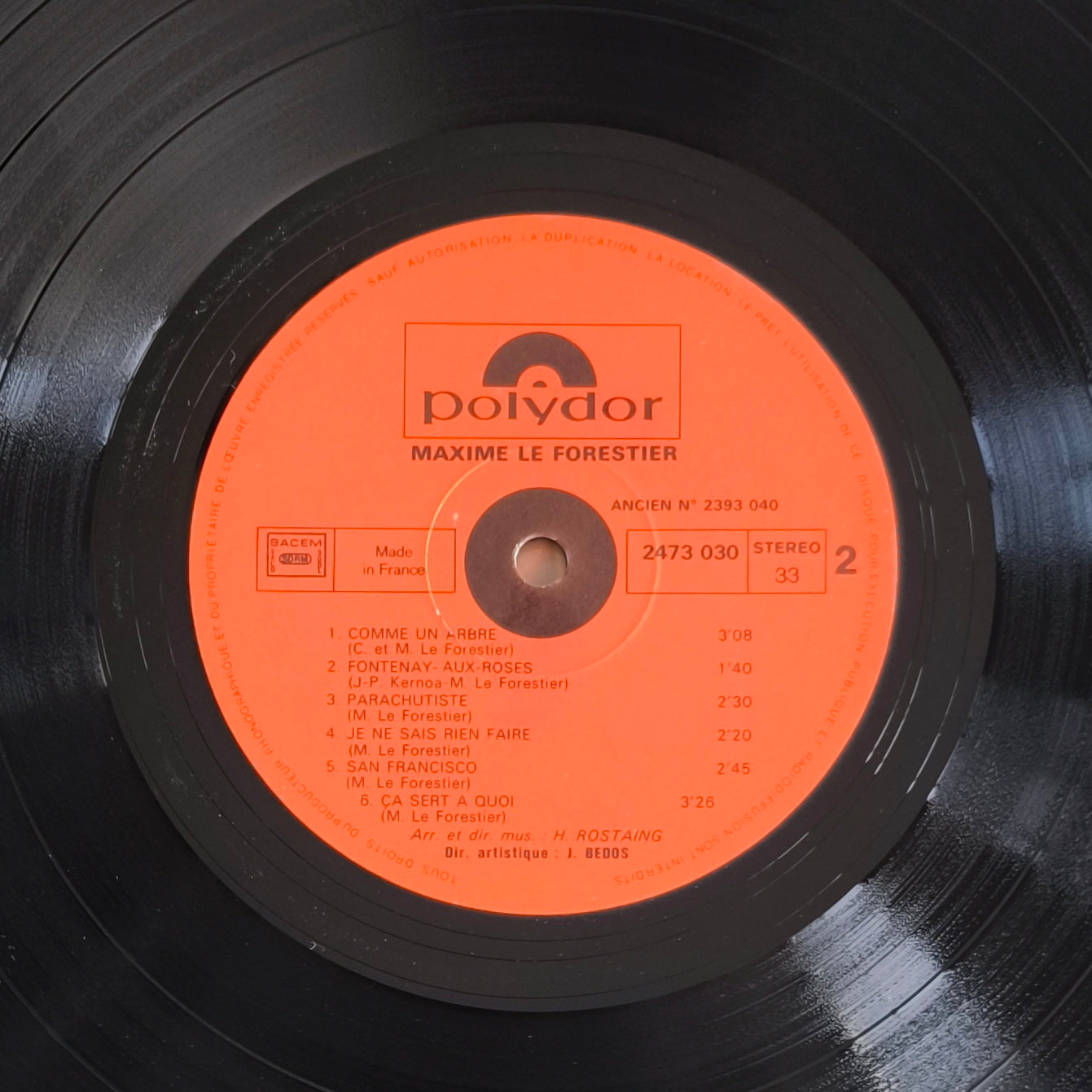 MAXIME LE FORESTIER - Maxime Le Forestier (1972)