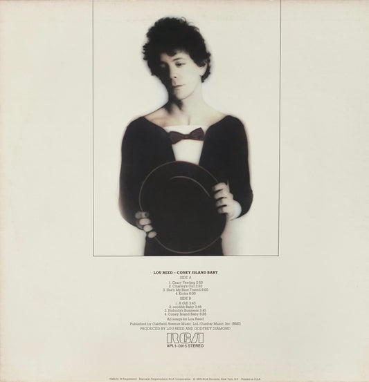 LOU REED - Coney Island Baby (Pressage US)