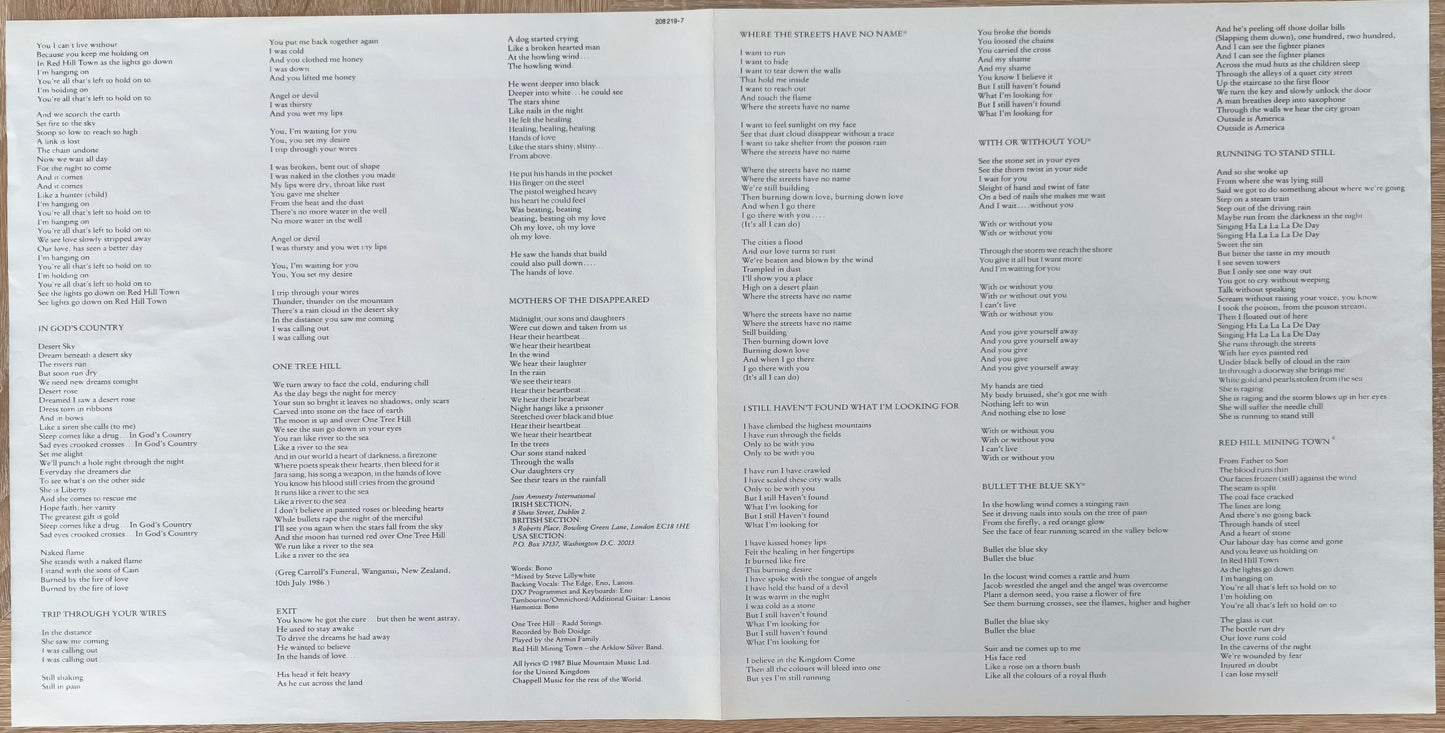 U2 - The Joshua Tree