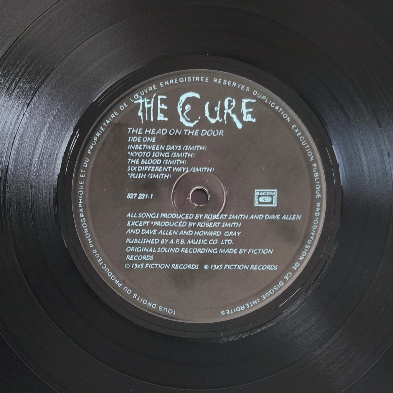THE CURE - The Head on the Door