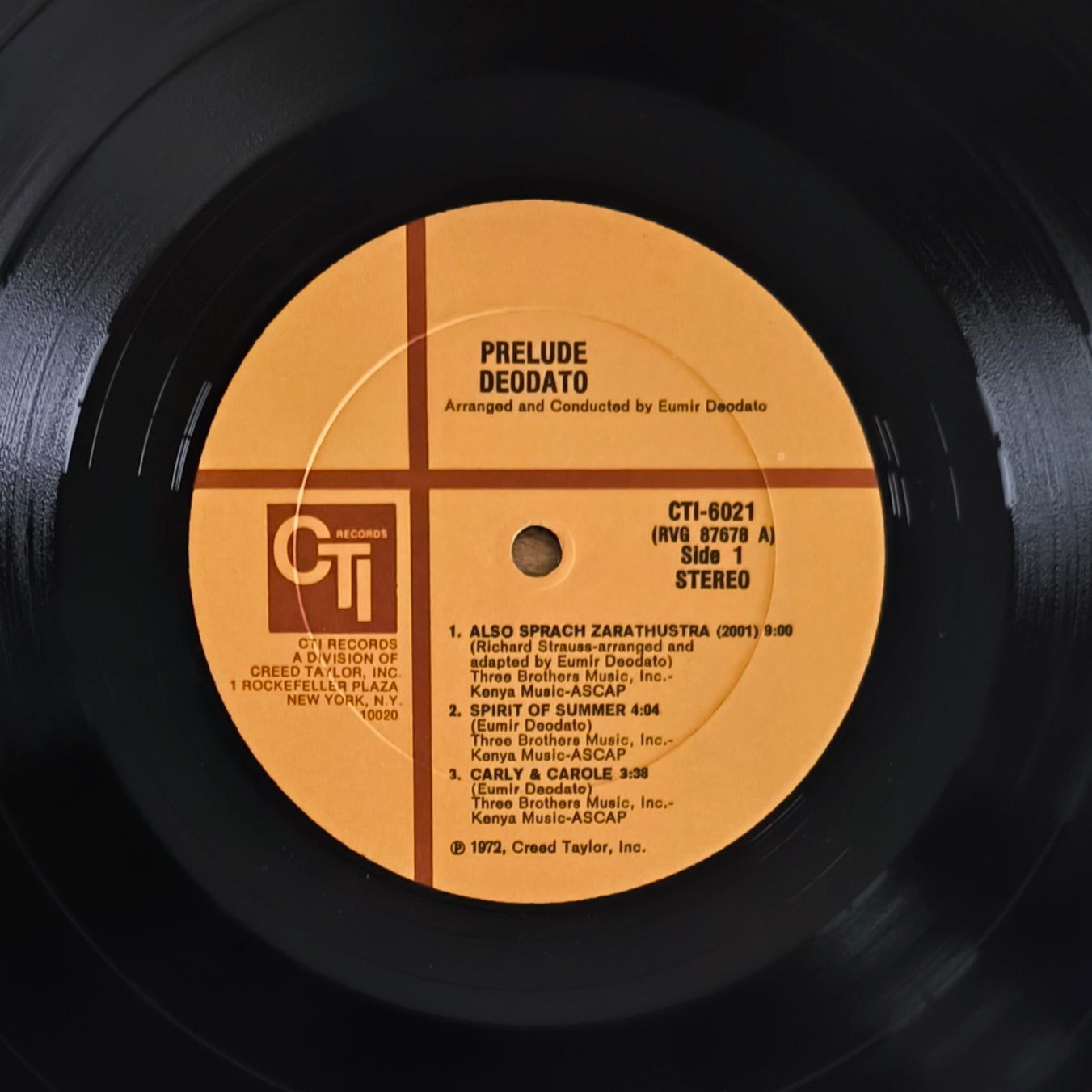 DEODATO - Prelude (Pressage US 1973)