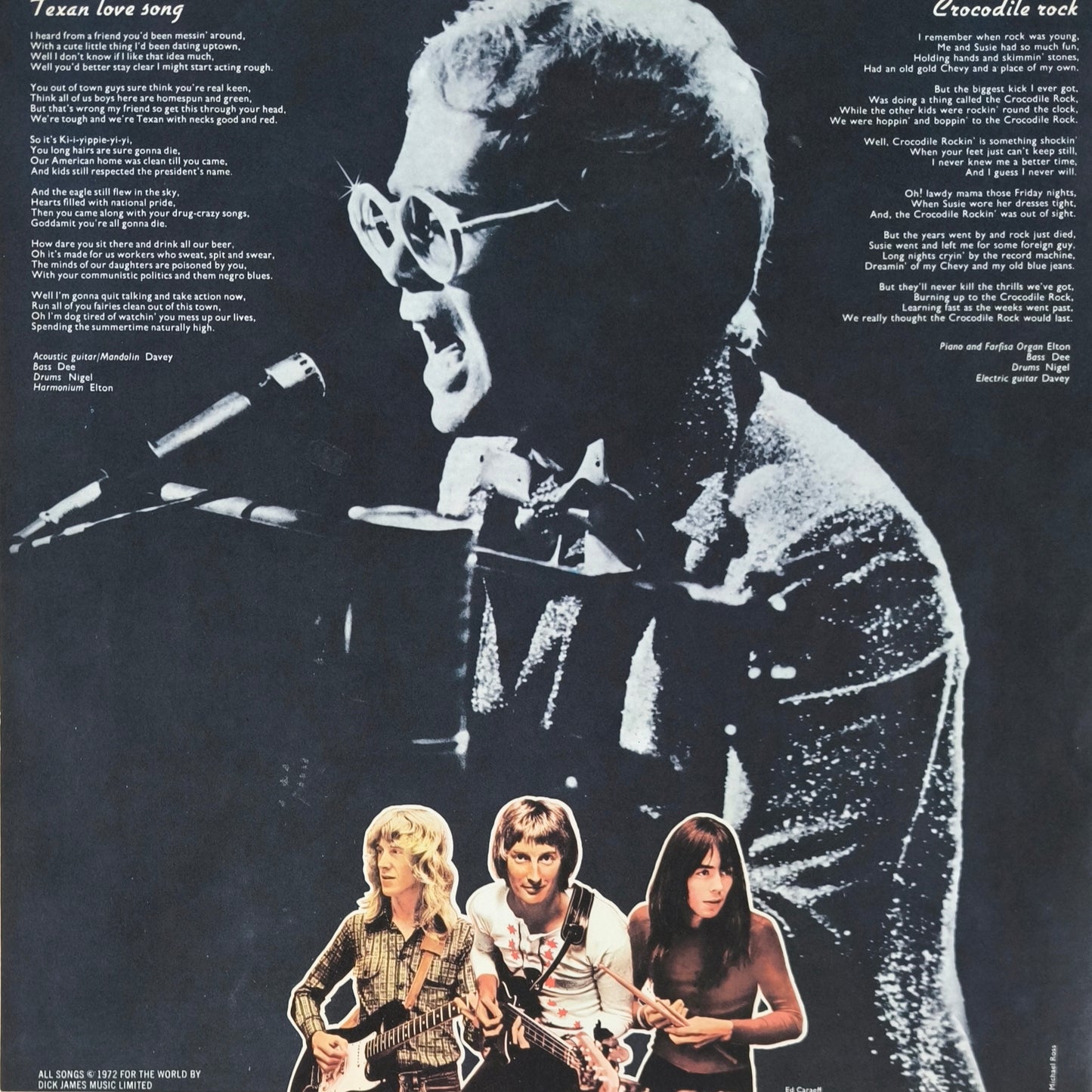 ELTON JOHN - "Don't Shoot Me" I'm Only The Piano Player