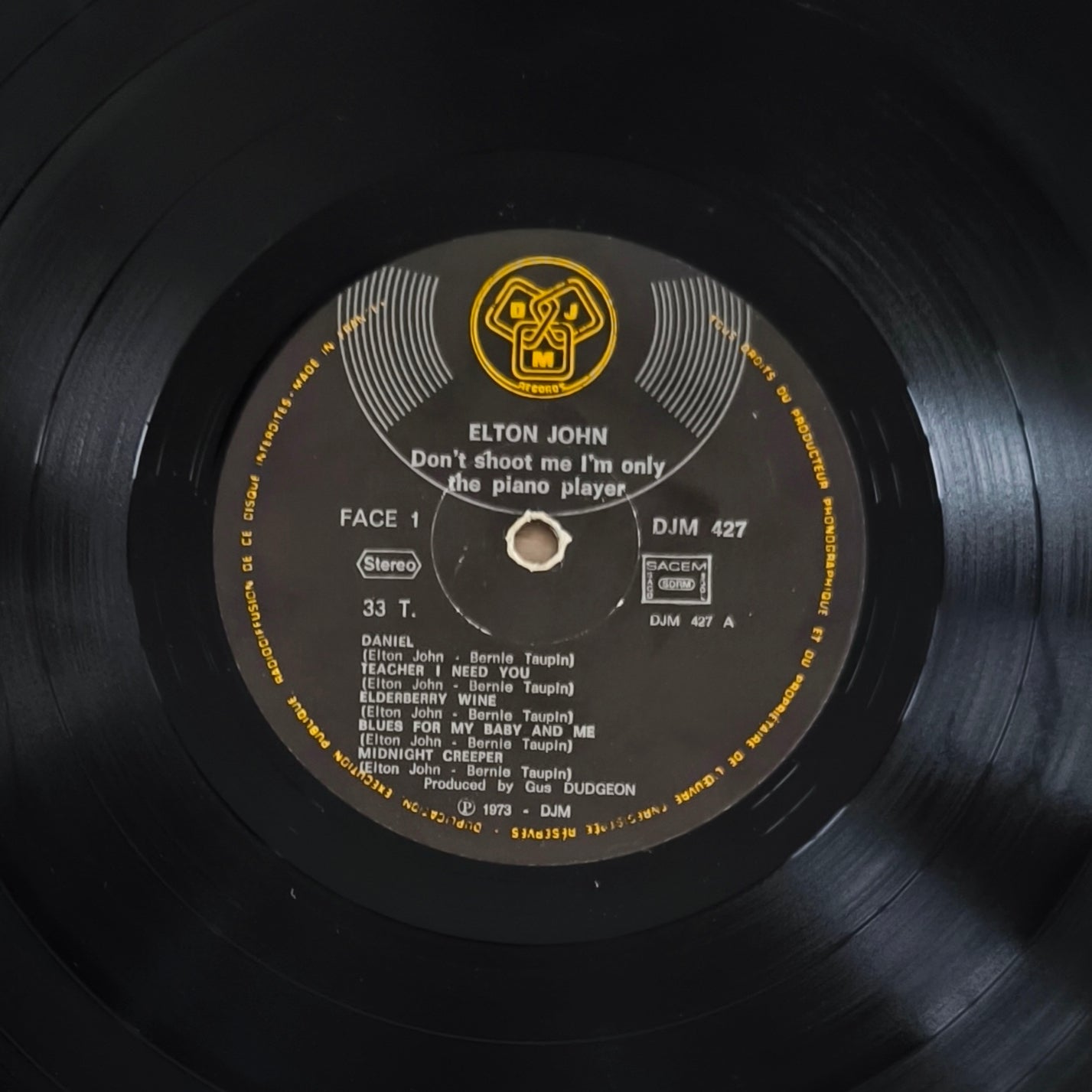 ELTON JOHN - "Don't Shoot Me" I'm Only The Piano Player