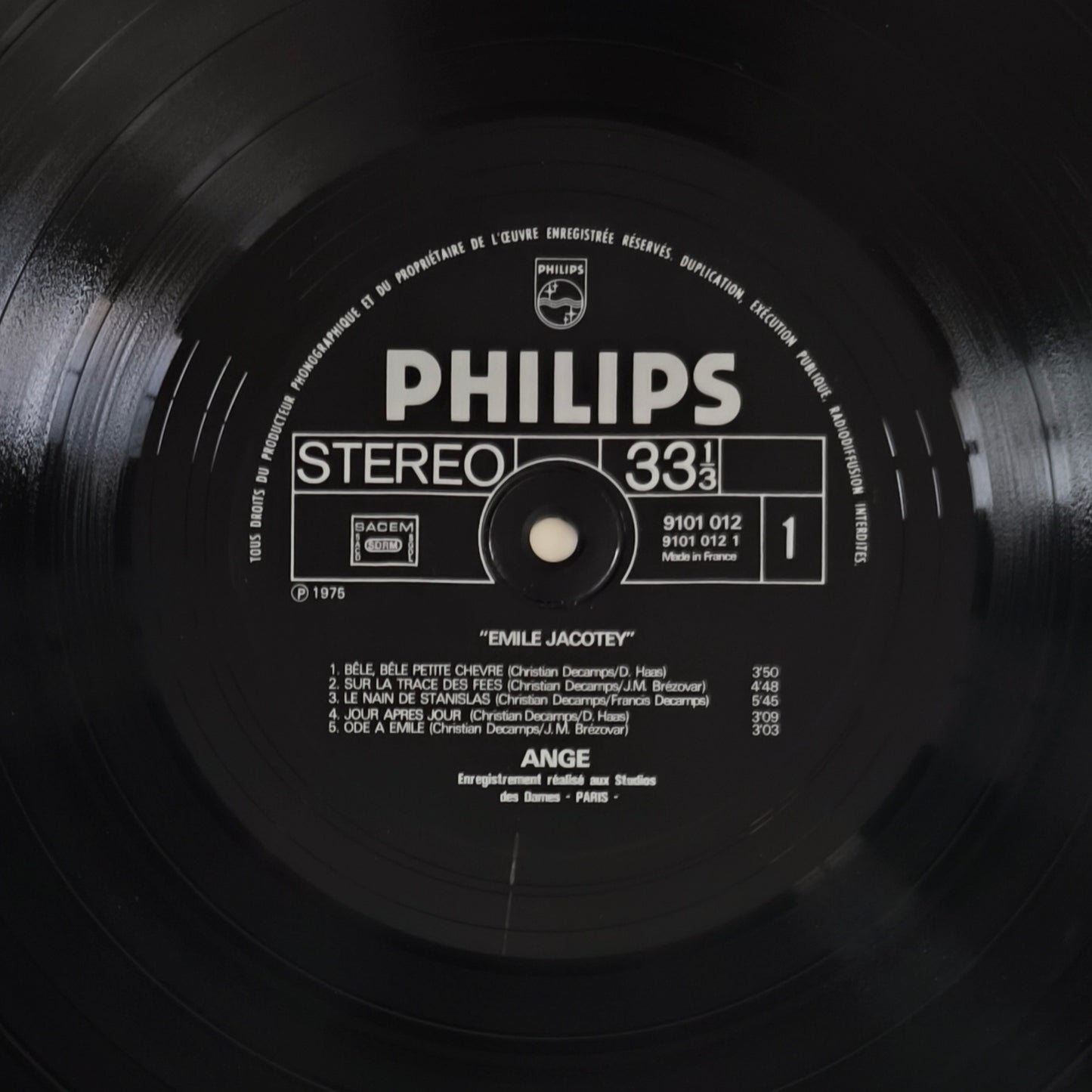 ANGE - Emile Jacotey