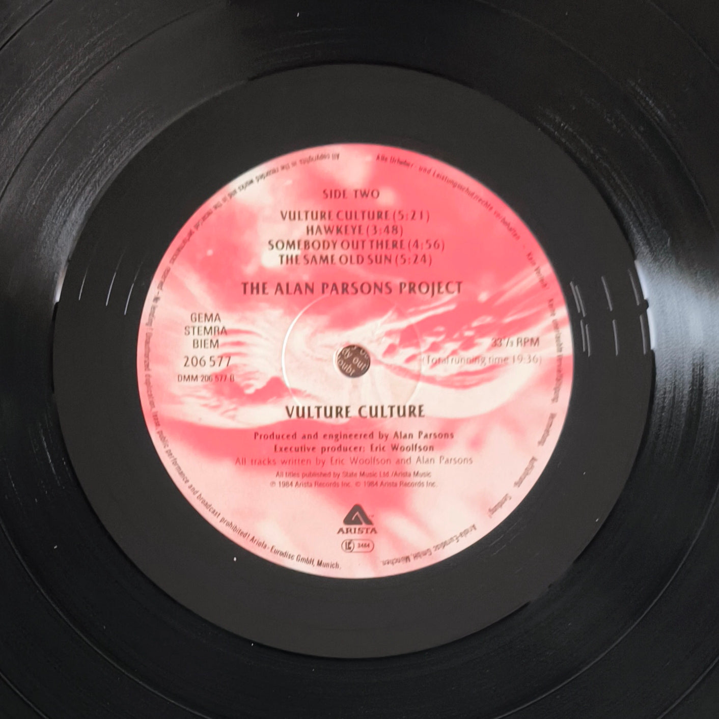 THE ALAN PARSONS PROJECT - Vulture Culture