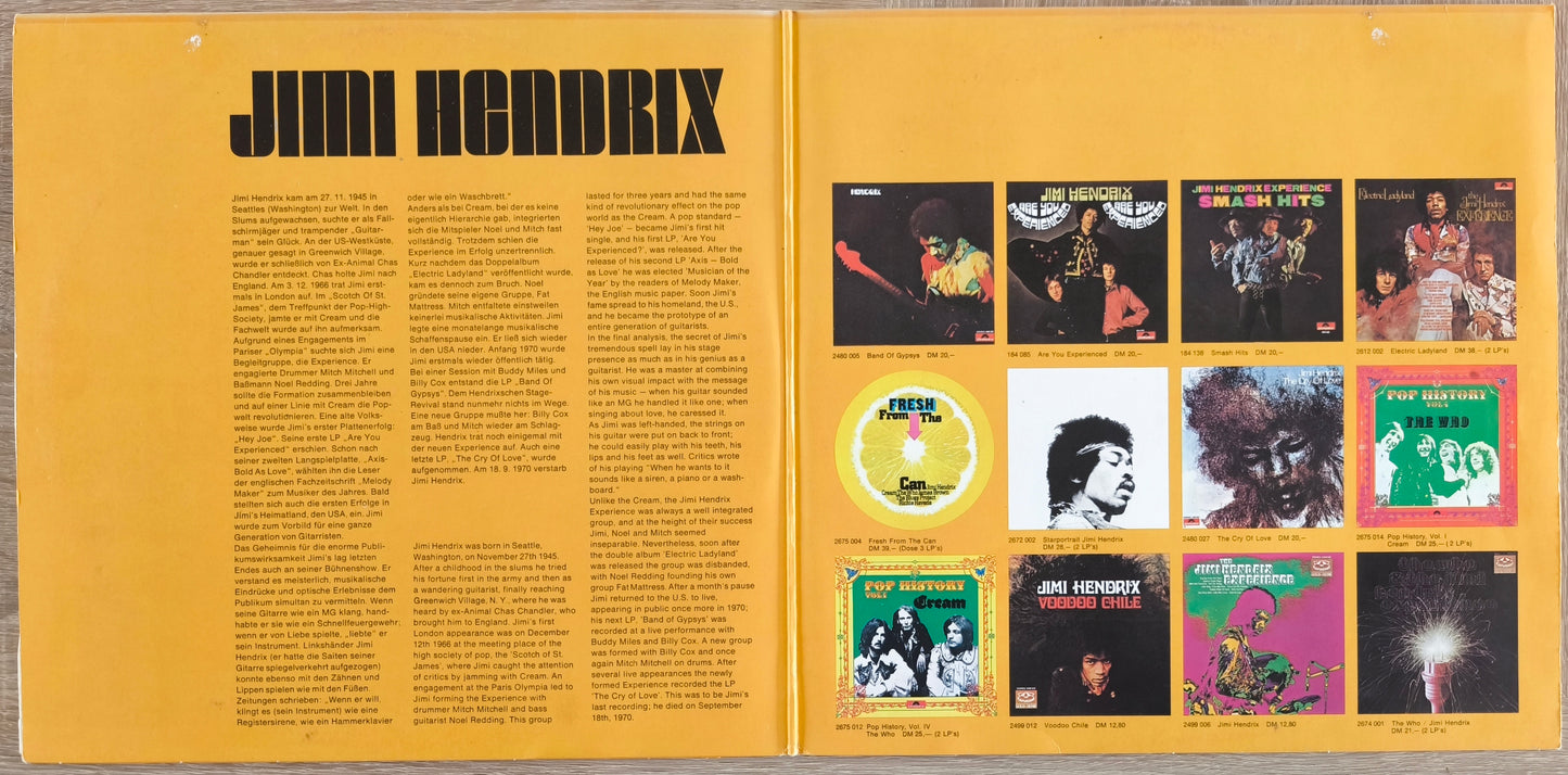 JIMI HENDRIX - Pop History Vol 2