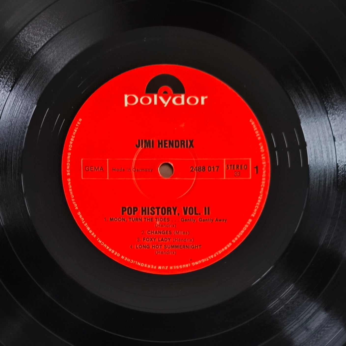 JIMI HENDRIX - Pop History Vol 2