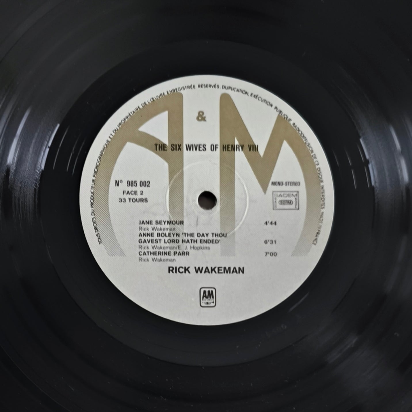 RICK WAKEMAN - The Six Wives Of Henry VIII