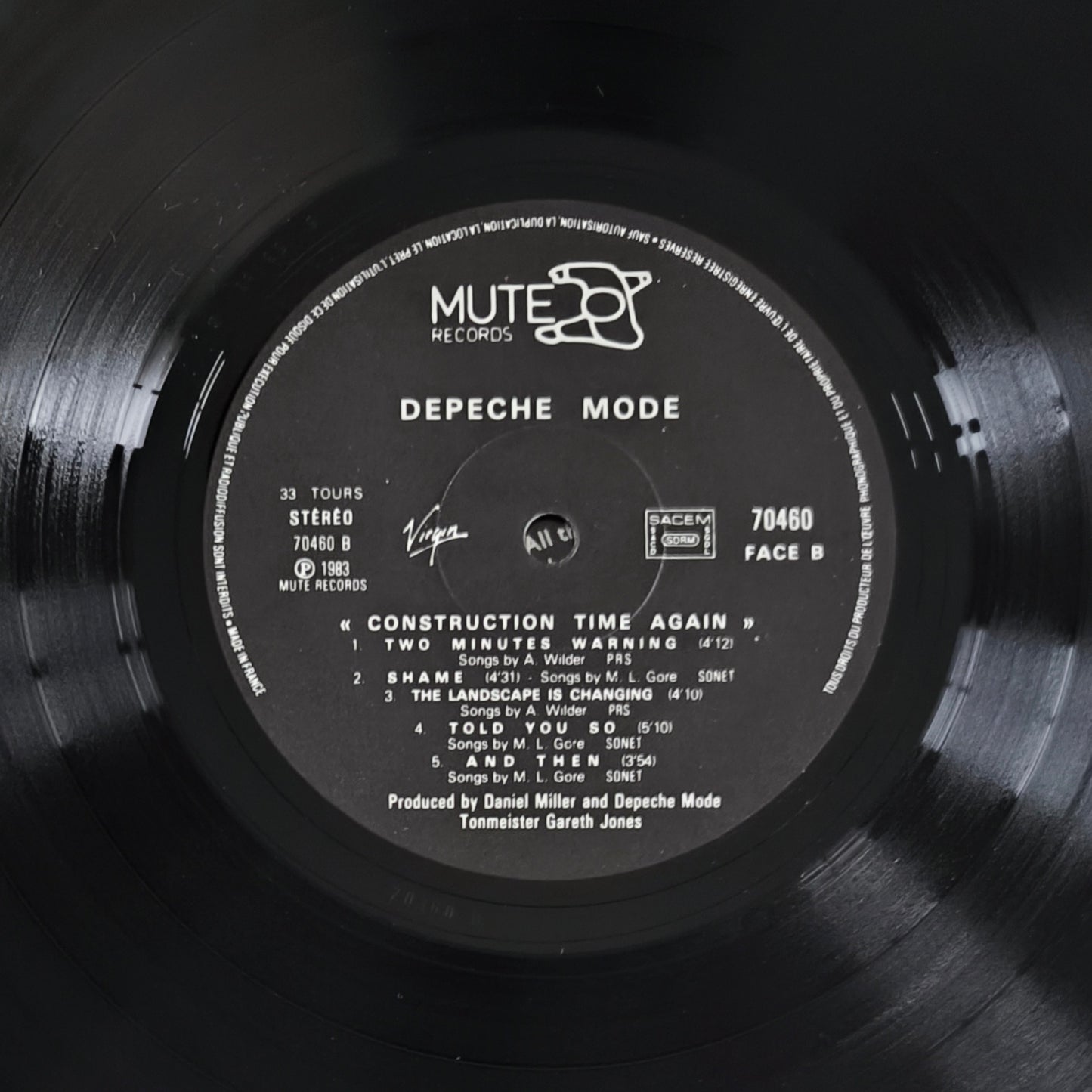 DEPECHE MODE - Construction Time Again