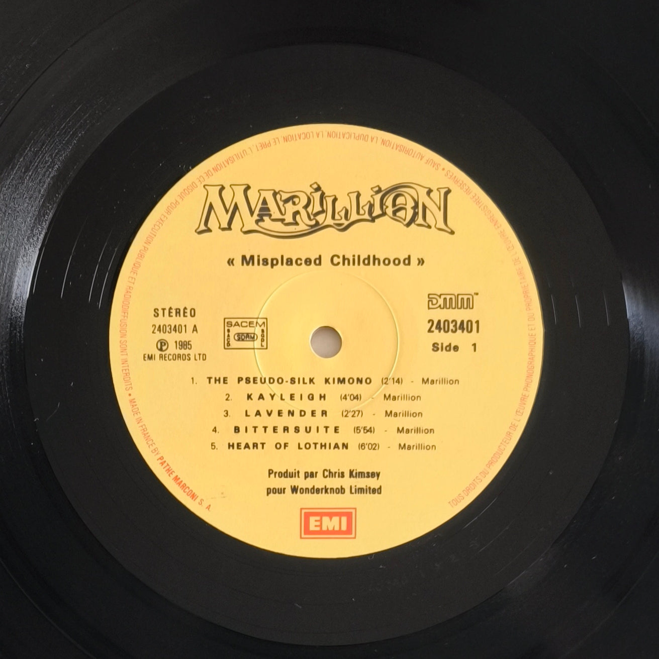 MARILLION -  Misplaced Childhood