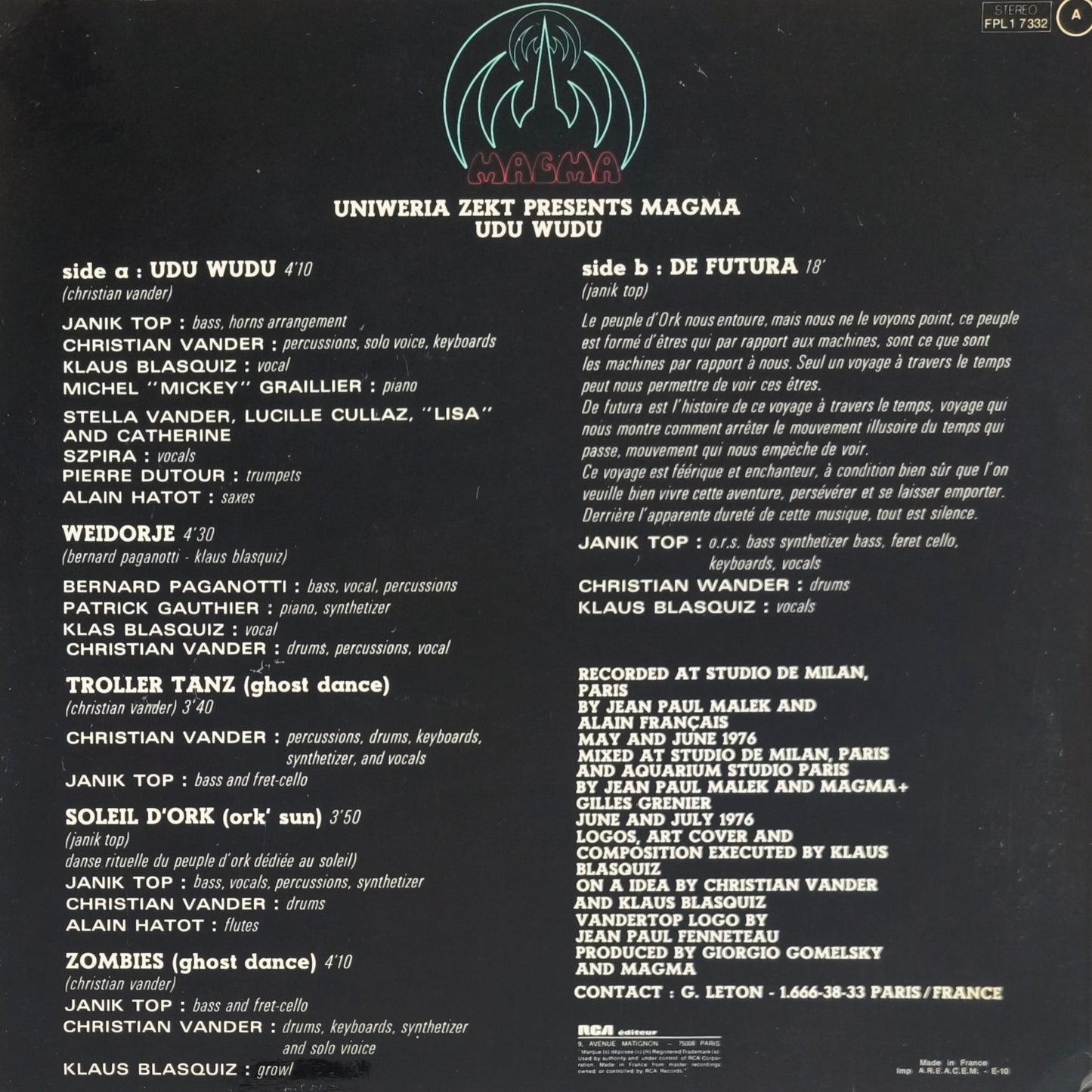 MAGMA - Üdü Ẁüdü