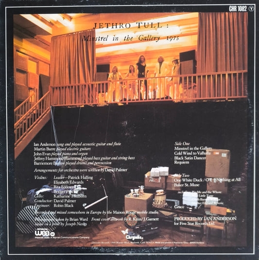 JETHRO TULL - Minstrel In The Gallery