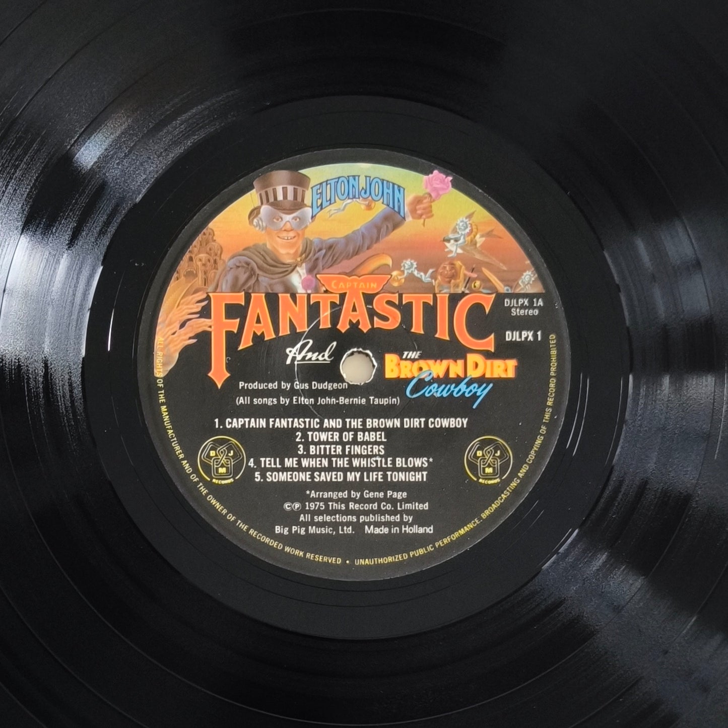 ELTON JOHN - Captain Fantastic And The Brown Dirt Cowboy