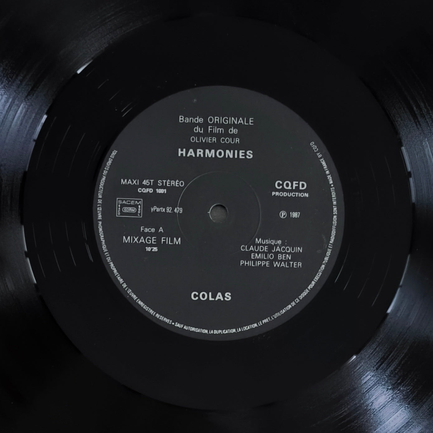 COLAS - Harmonies