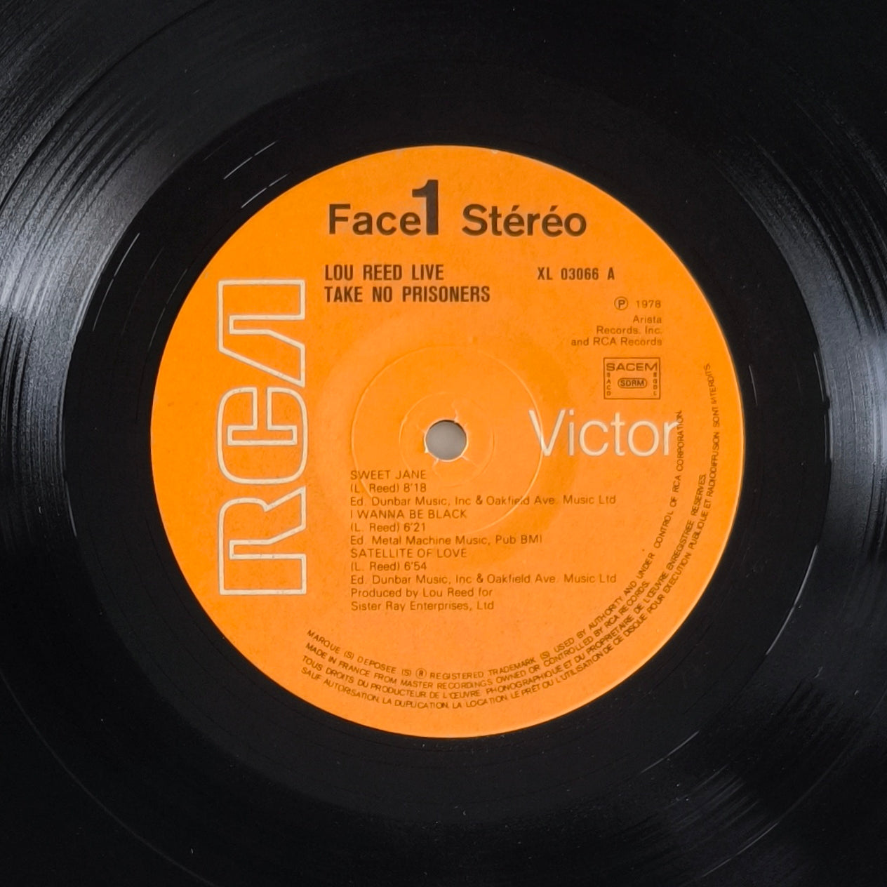 LOU REED - Lou Reed Live - Take No Prisoners