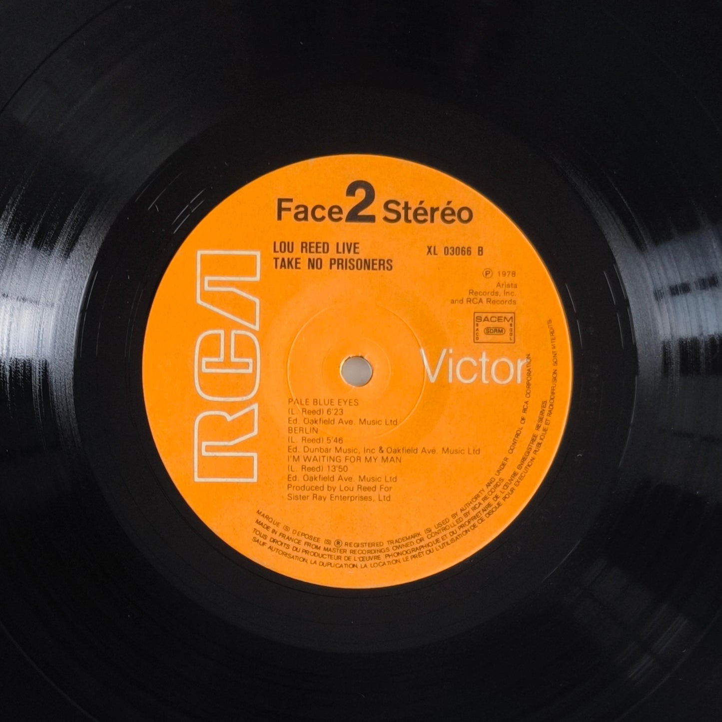 LOU REED - Lou Reed Live - Take No Prisoners