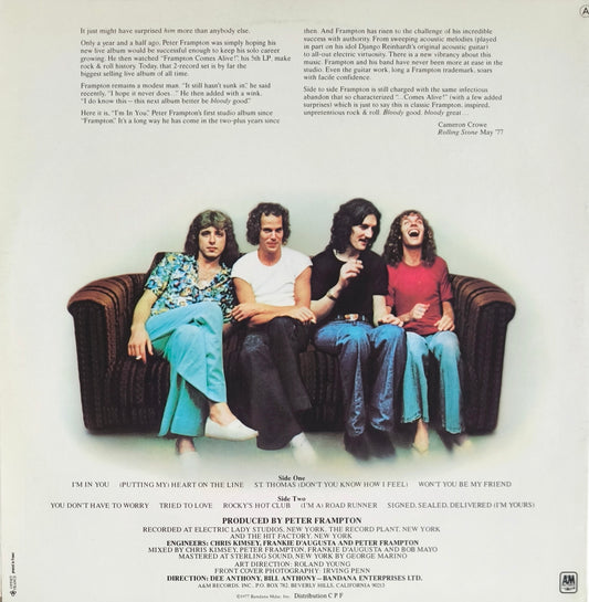 PETER FRAMPTON - I'm in You