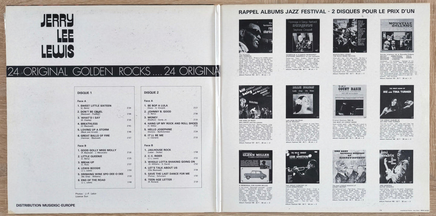 JERRY LEE LEWIS - 24 Original Golden Rocks