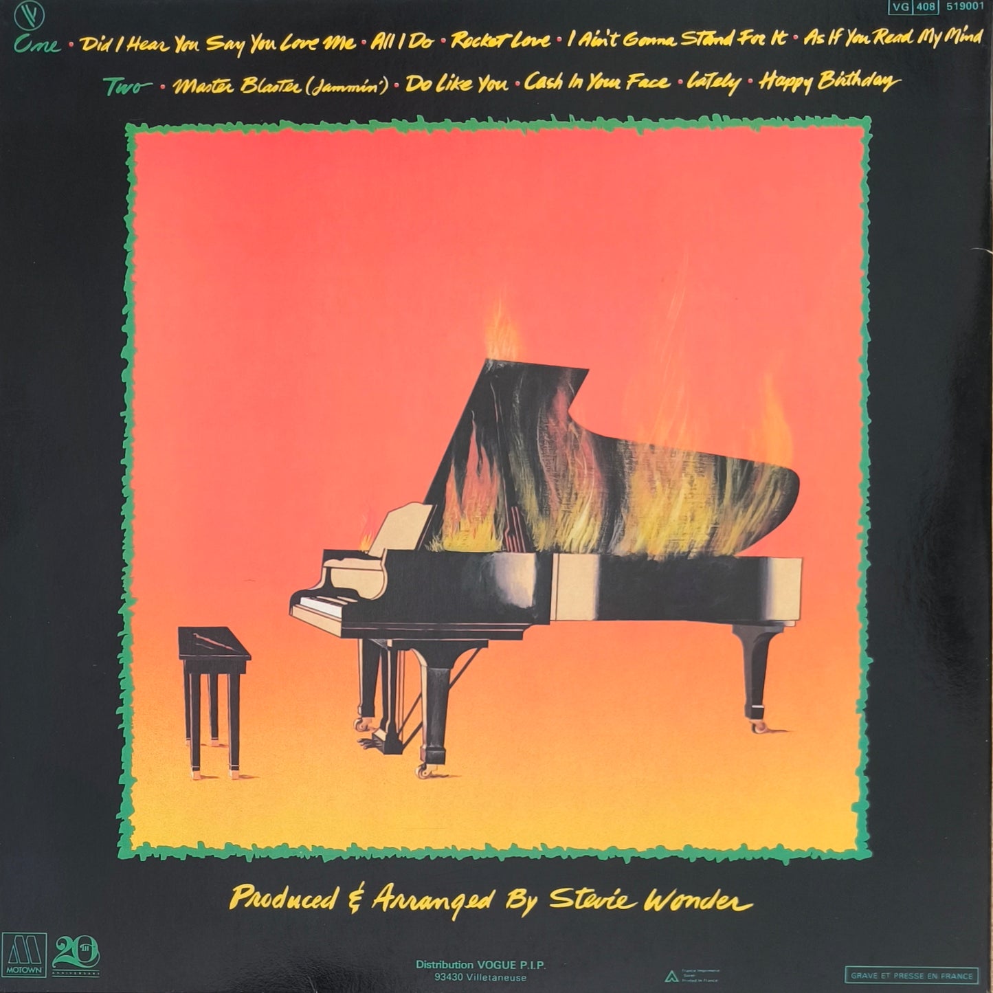 STEVIE WONDER  - Hotter than July