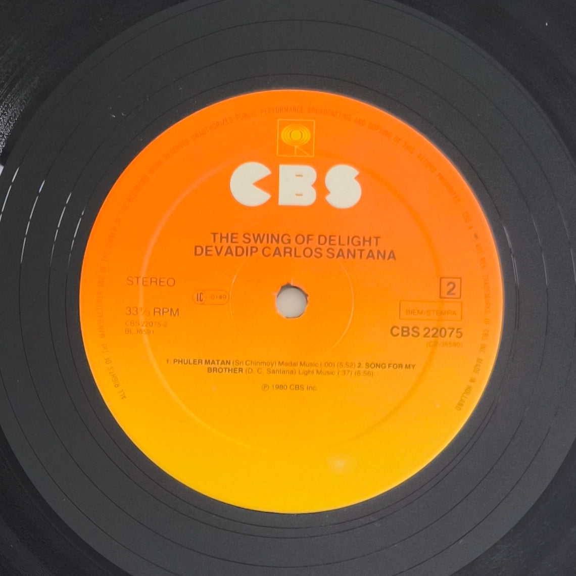DEVADIP CARLOS SANTANA - The Swing Of Delight
