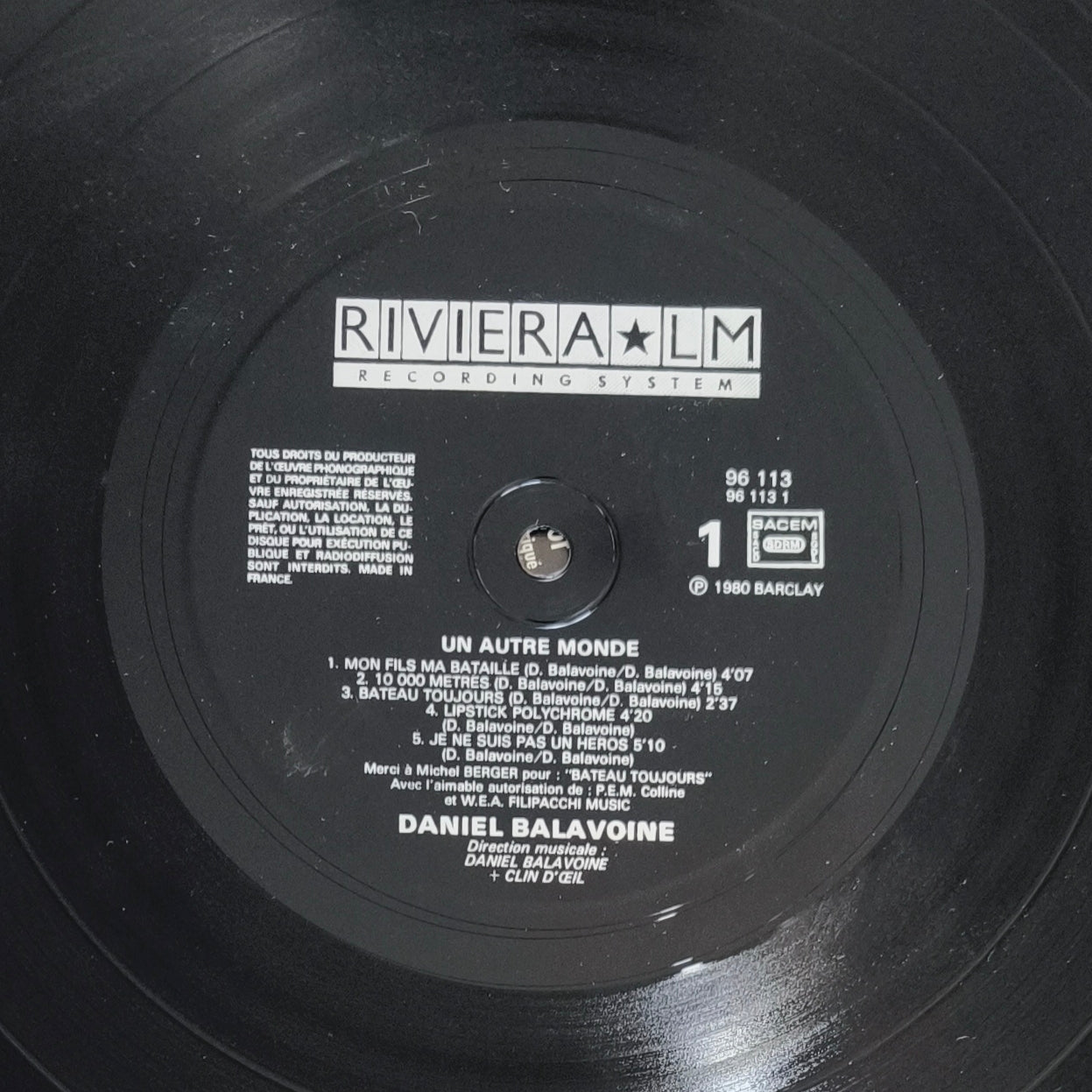 DANIEL BALAVOINE - Un Autre Monde