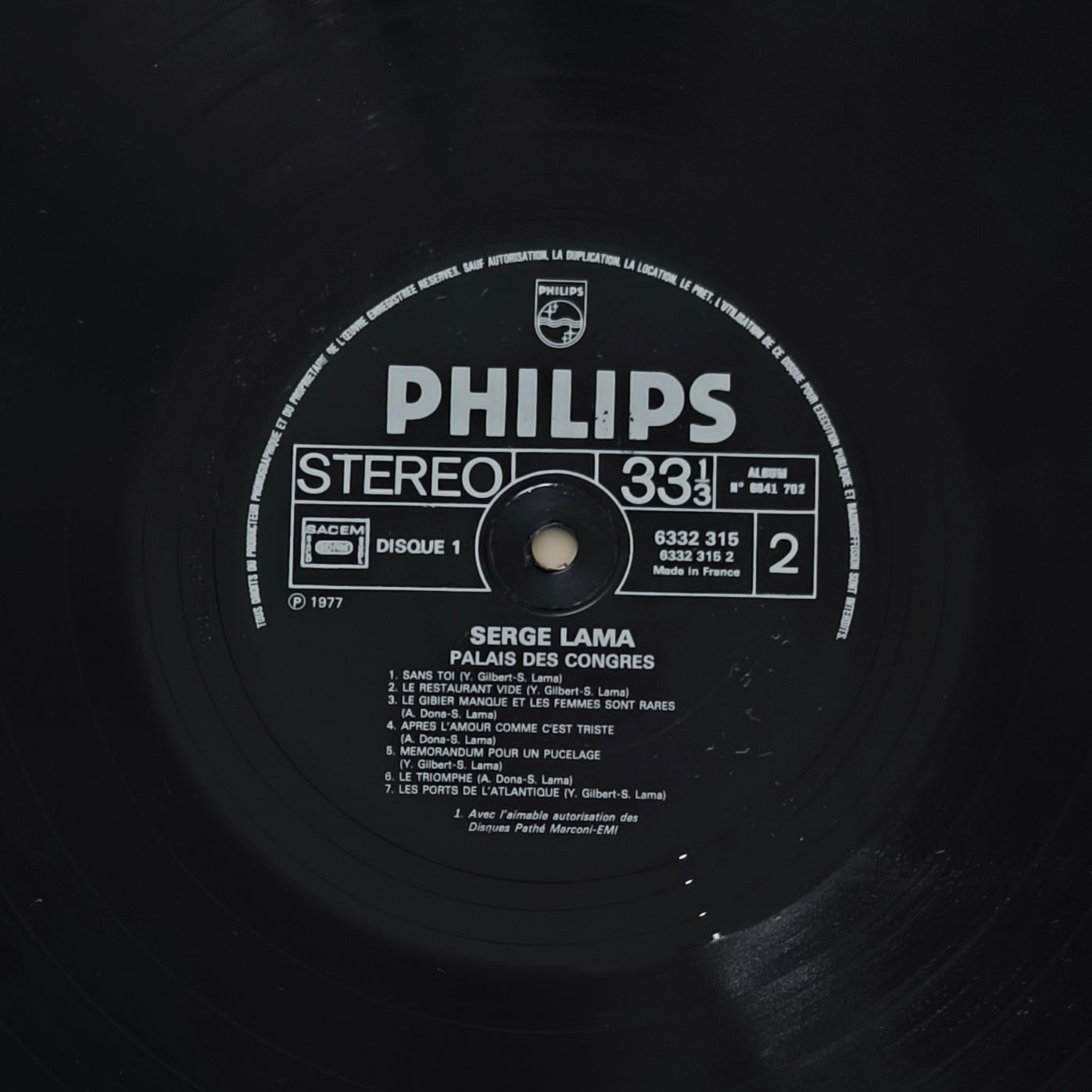 SERGE LAMA - Palais Des Congrès