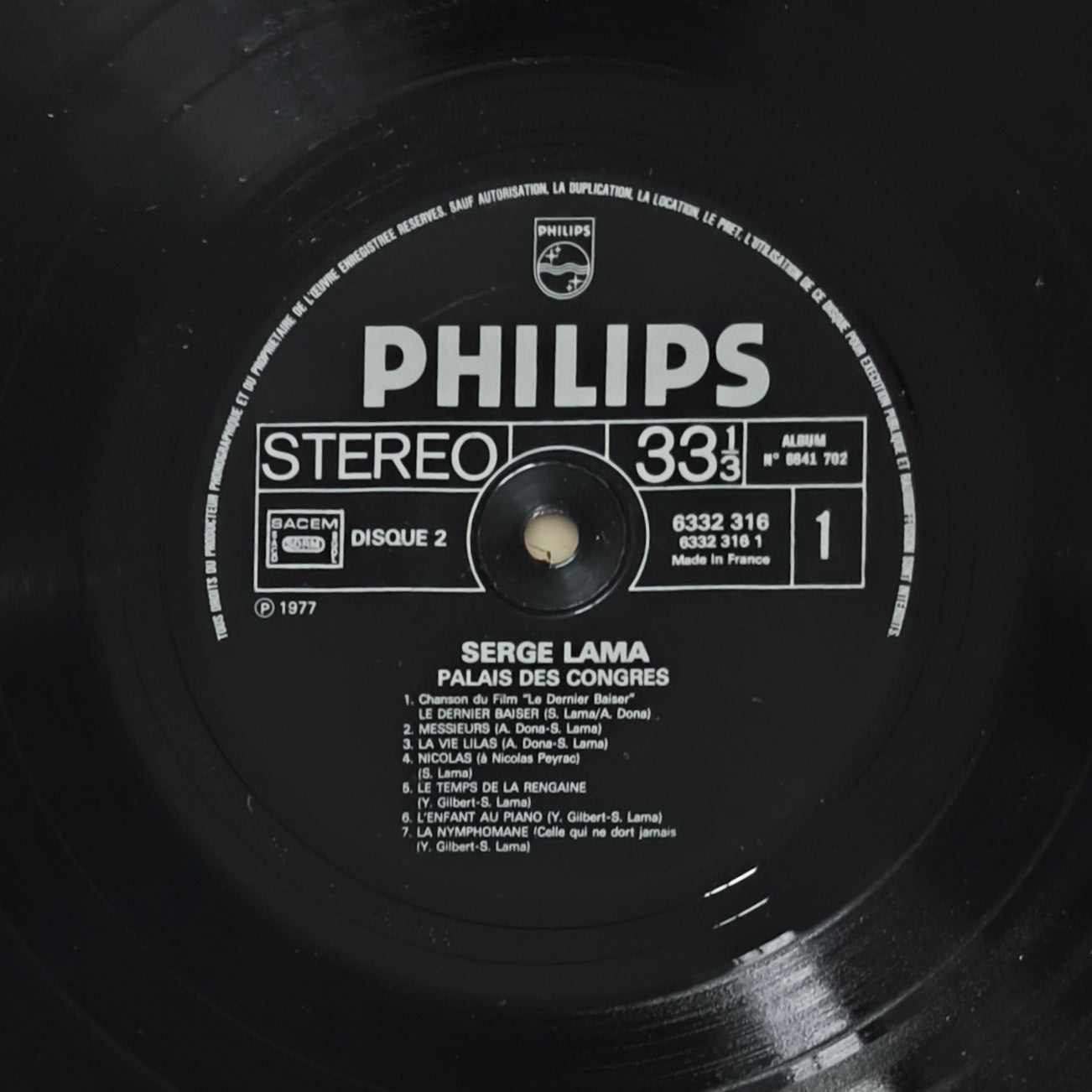 SERGE LAMA - Palais Des Congrès