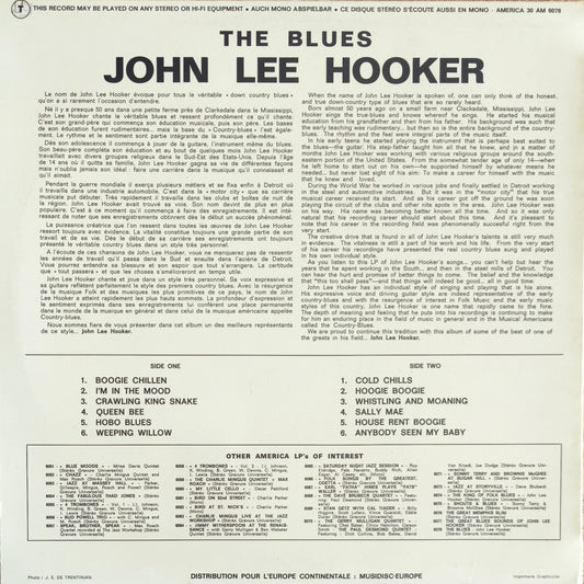 JOHN LEE HOOKER - The Blues
