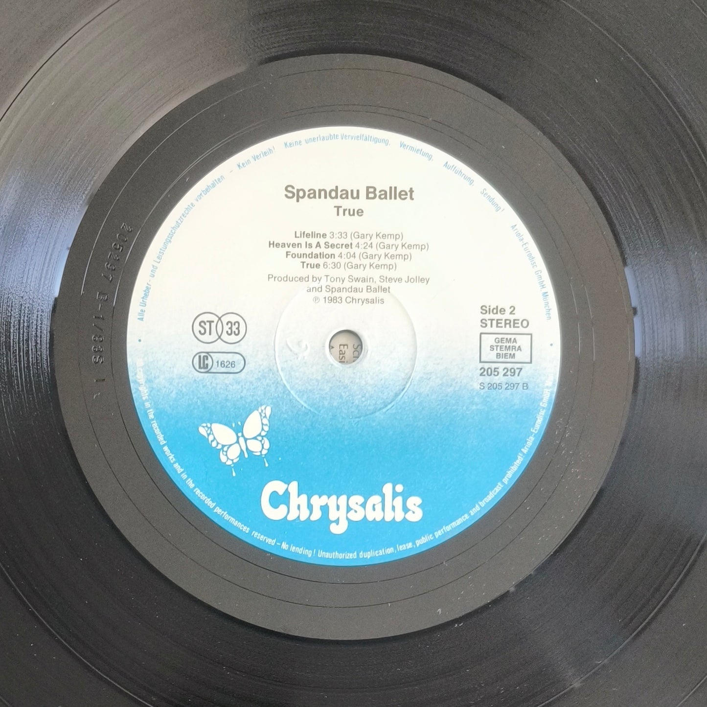 SPANDAU BALLET - True