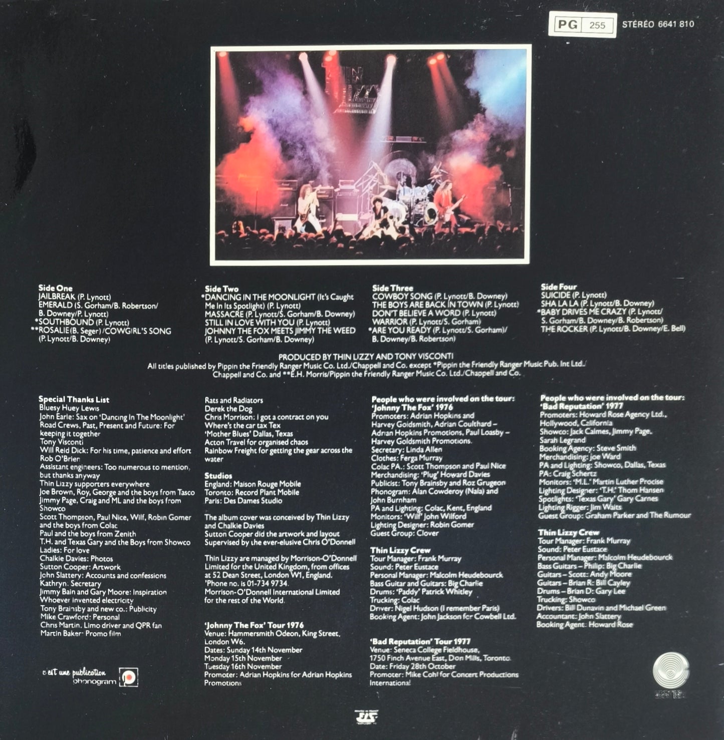 THIN LIZZY - Live And Dangerous