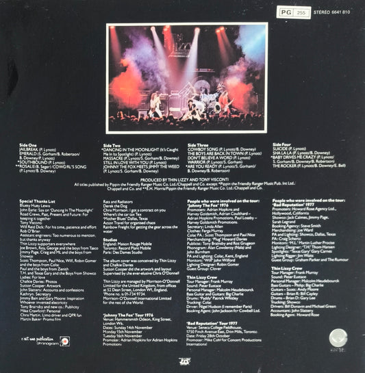 THIN LIZZY - Live And Dangerous