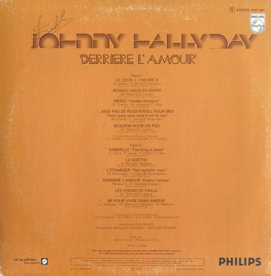 JOHNNY HALLYDAY - Derrière L'amour