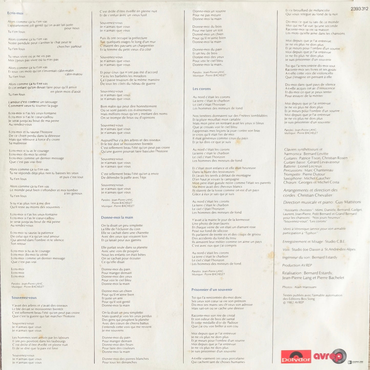 PIERRE BACHELET - Les Corons