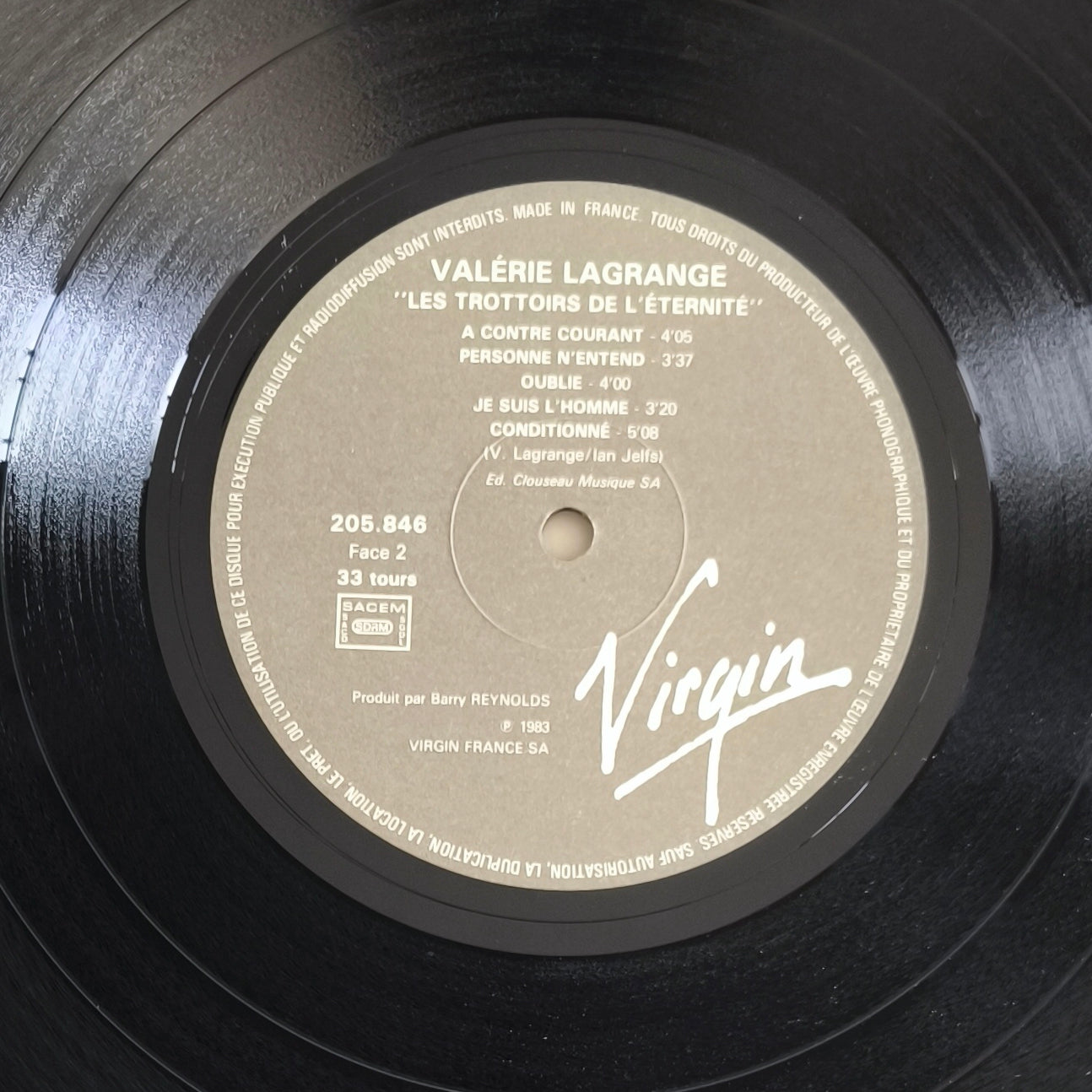 VALERIE LAGRANGE - Les Trottoirs De L'éternité