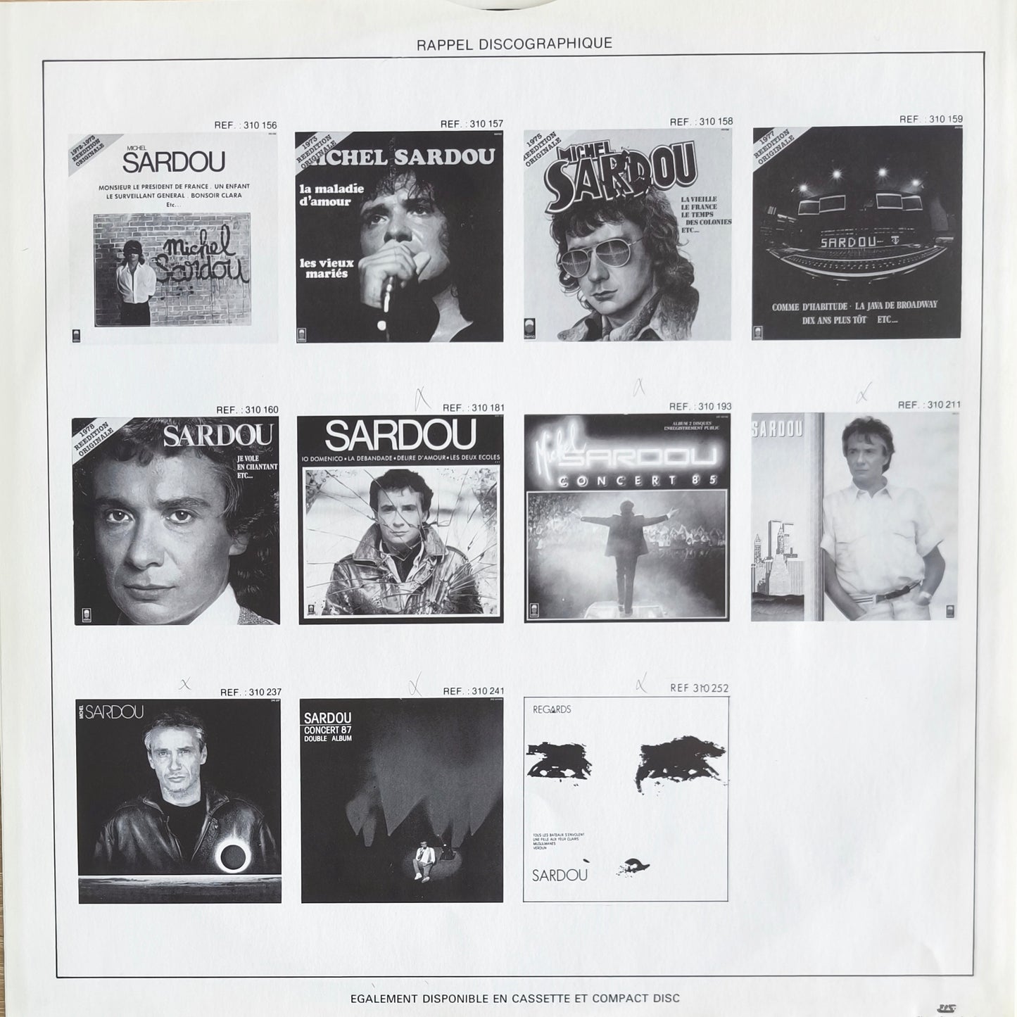 MICHEL SARDOU - Regards