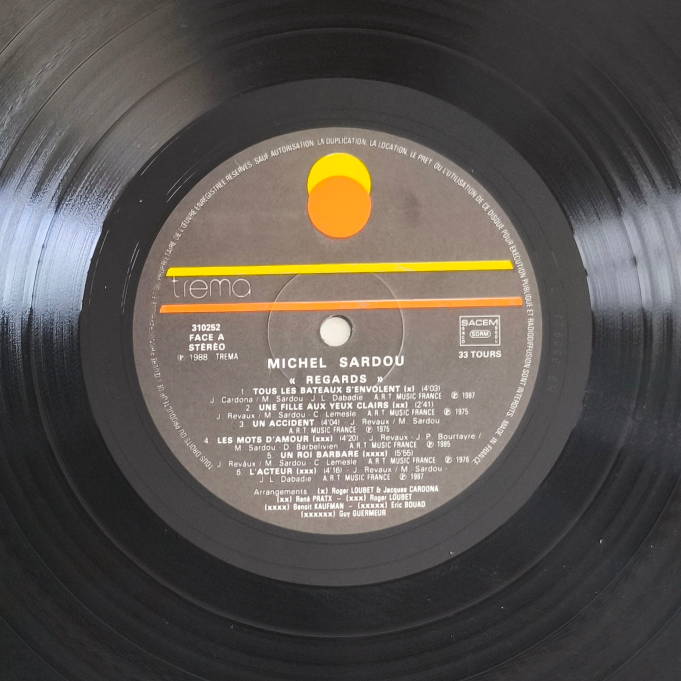 MICHEL SARDOU - Regards