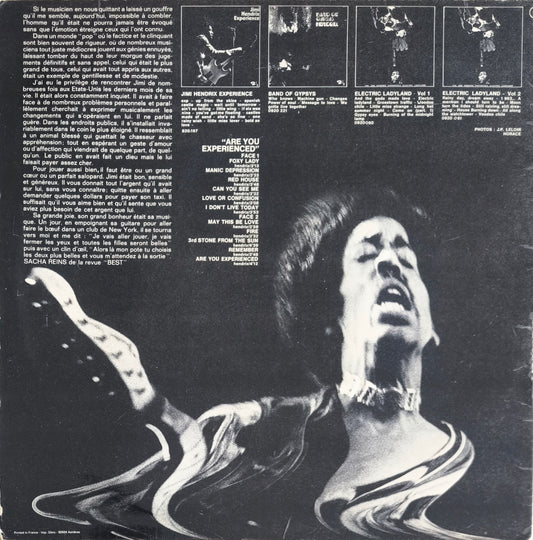 JIMI HENDRIX EXPERIENCE - Are You Experienced?