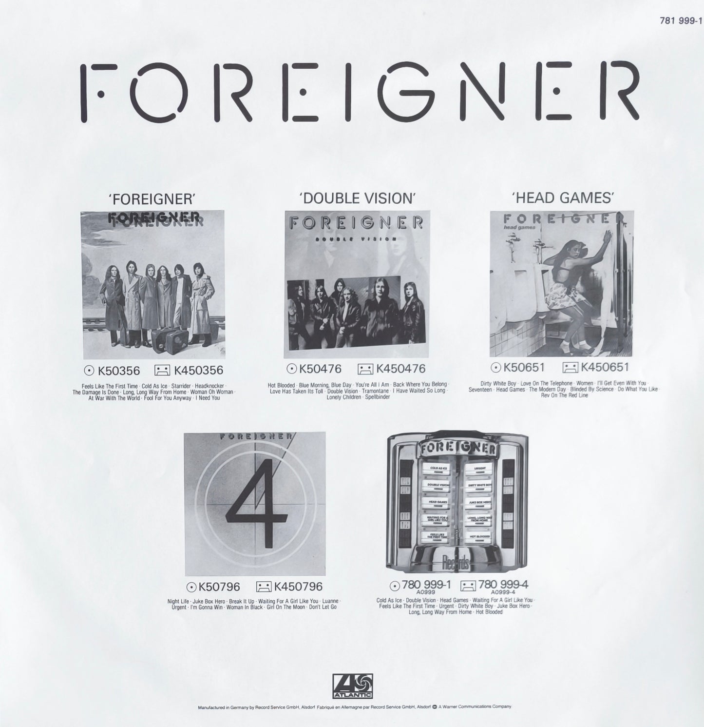 FOREIGNER - Agent Provocateur