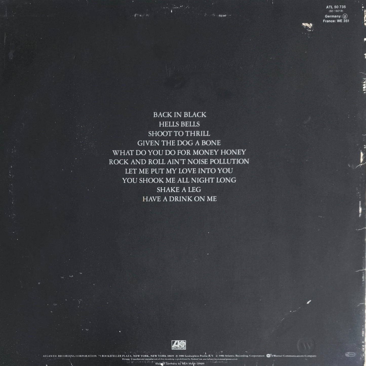 AC/DC - Back In Black