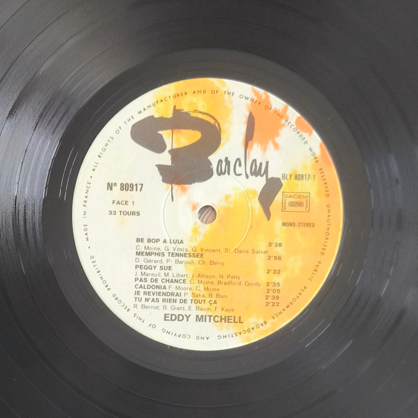 EDDY MITCHELL - L'épopée Du Rock